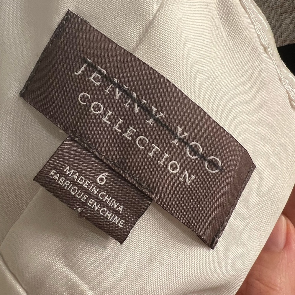 JENNY YOO for Anthro Wedding Dress size 6, NWOT - Picture 5 of 12